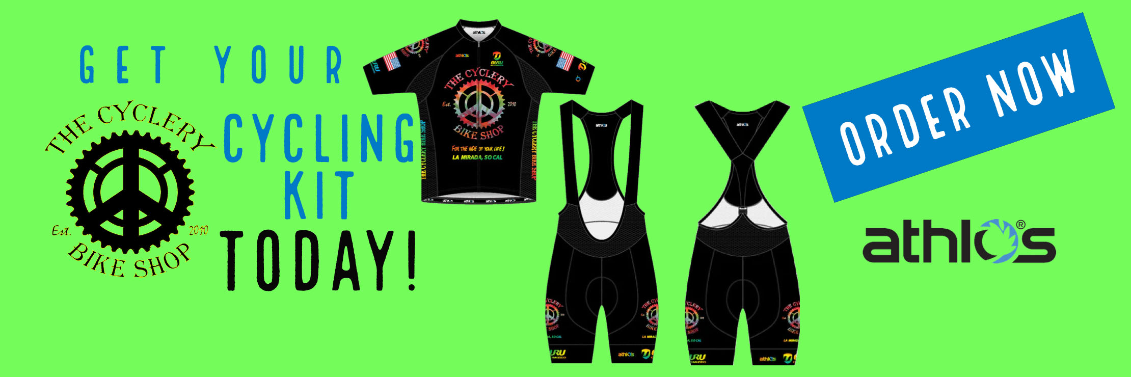 Order Your Cycling Kit Today!