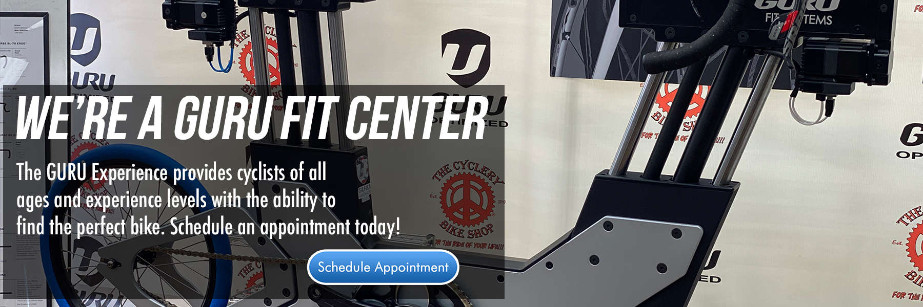 We are a GURU Fit Center - Schedule Your Appointment Now