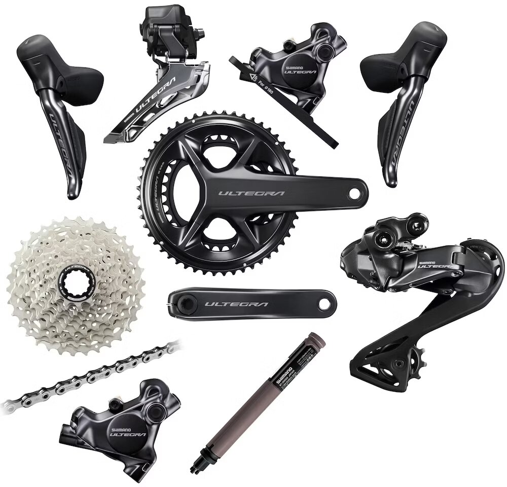 シマノ新型 ULTEGRA Di2 12s R8150シリーズ FD/RDセット Shimano Ultegra R8150 Di2 12 SPD Group Set - Mostly e-Bikes
