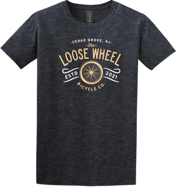 The Loose Wheel Bicycle Co. Shop T-Shirt - Hero Logo