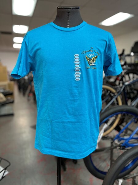 The Squeaky Wheel Bike Shop The Smokin Wheel T-Shirt