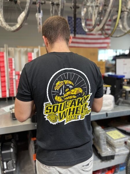 The Squeaky Wheel Bike Shop SW Snake Shirt