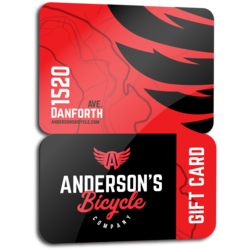 Anderson's Bicycle Company Gift Card