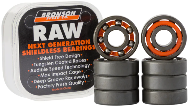Bronson Speed Co. Bronson - Raw Bearings (Set of 8)