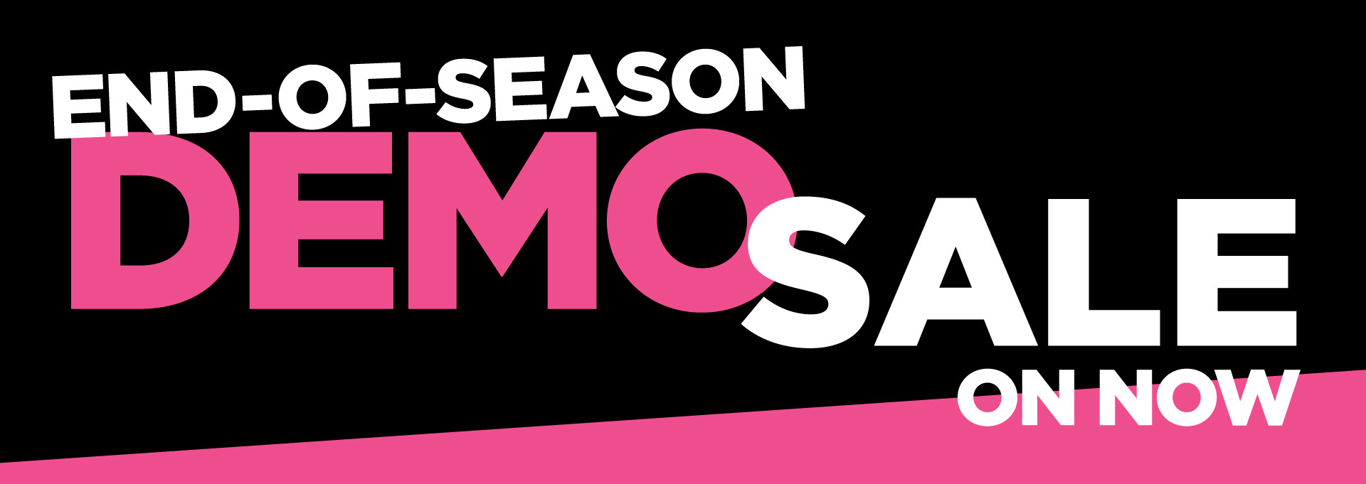 End of Season Demo Bike Sale Going On Now!