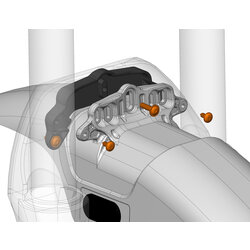 Mudhugger EVO Adapter Kit RockShox Lyrik/Pike (2023+ only) Bolt-On