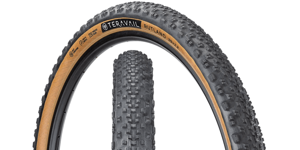 Teravail Rutland Tire - Tread and sidewall with hotpatch dual view