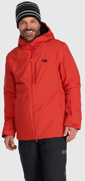 Outdoor Research Snowcrew Jacket Color: Cranberry