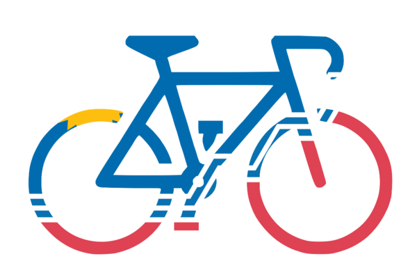 Spoke-N-Sport Sioux Falls Flag Bike Stickers
