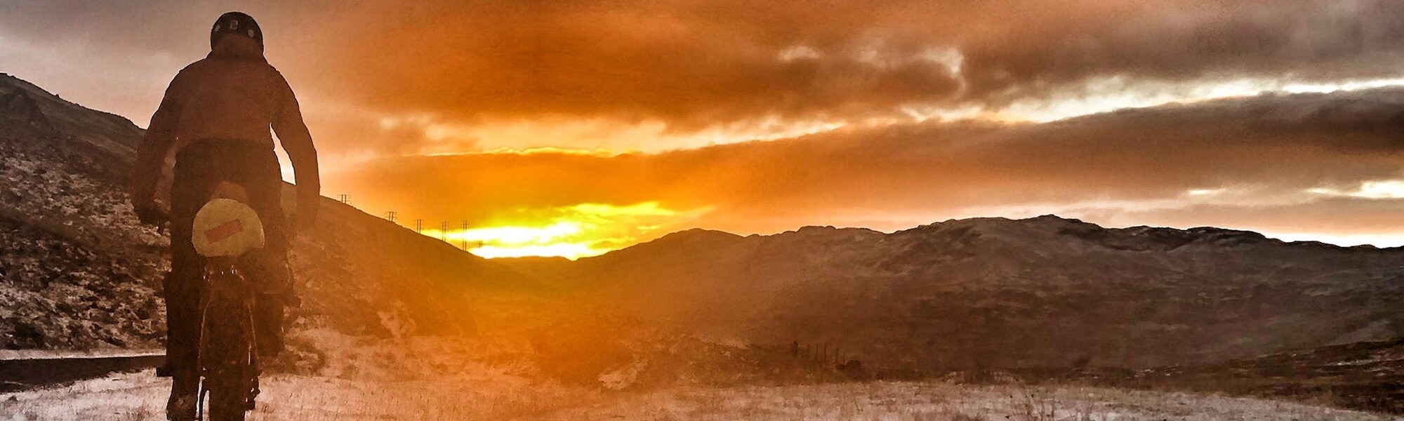 Riding the Badger Divide in Winter header image