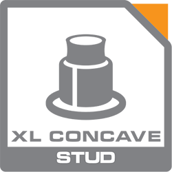 Concave XL Stud