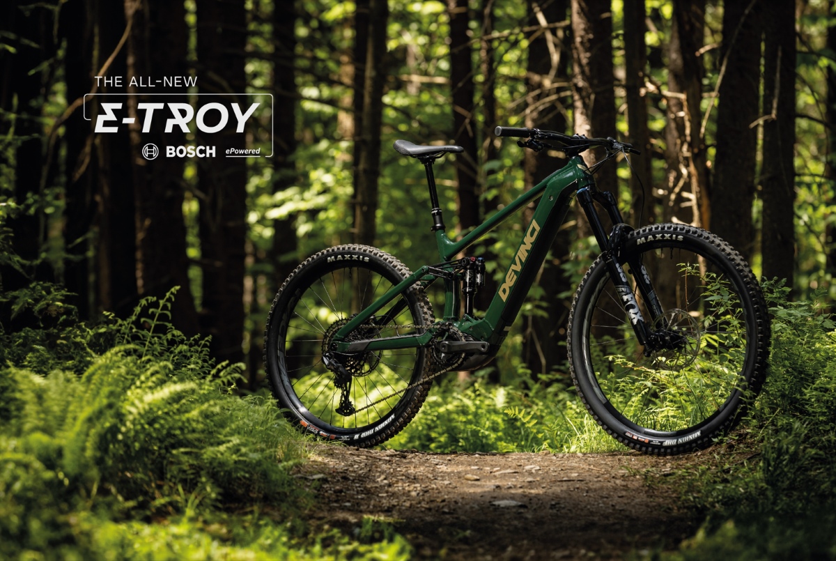 Devinci Announces the All-New, Canadian Made, E-Troy. Powered by Bosch