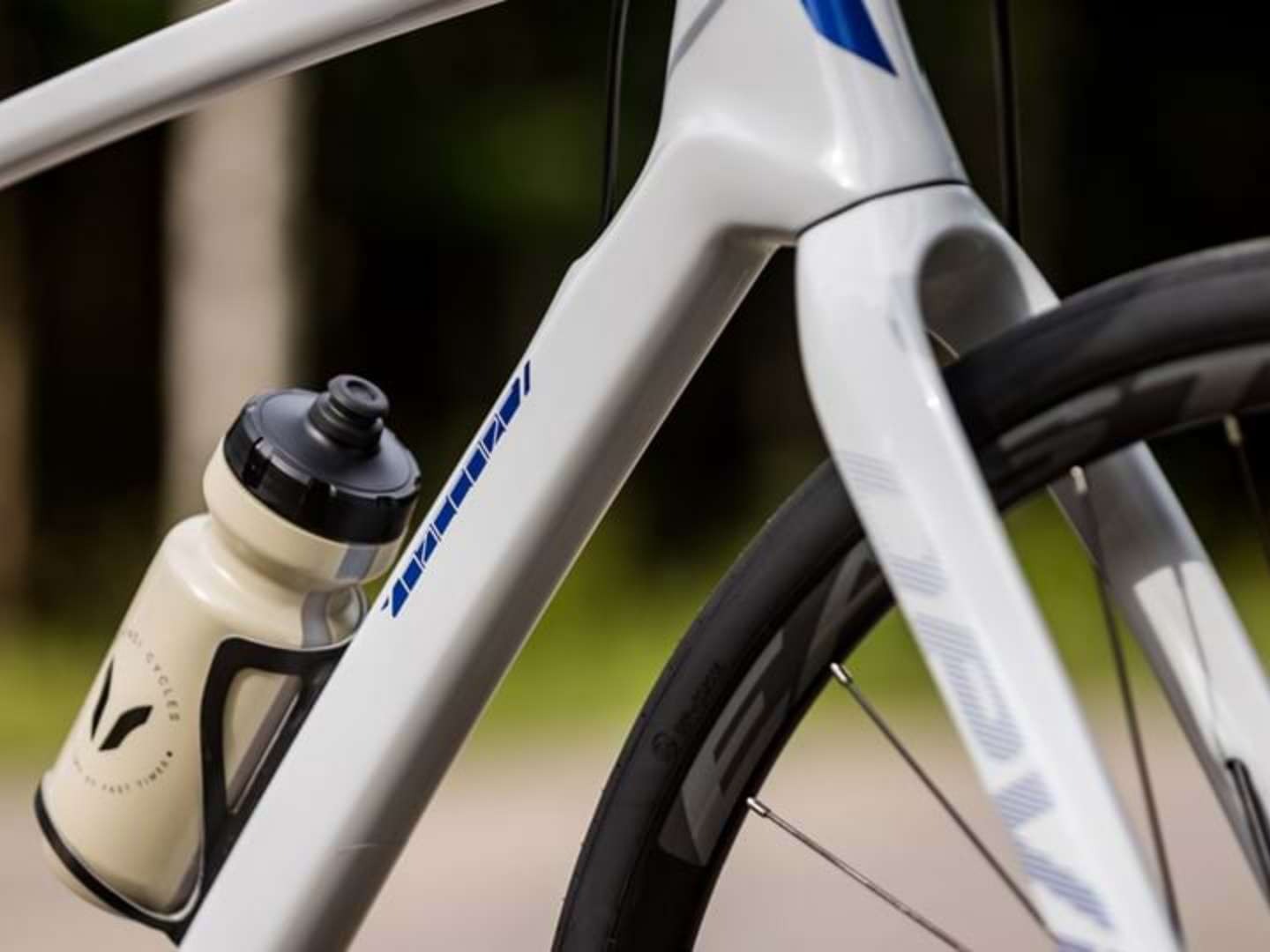 Hydration and snacks packed for a gravel ride