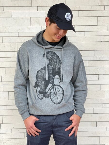 Mad Dogs & Englishmen Otter on a Bike Hoodie 