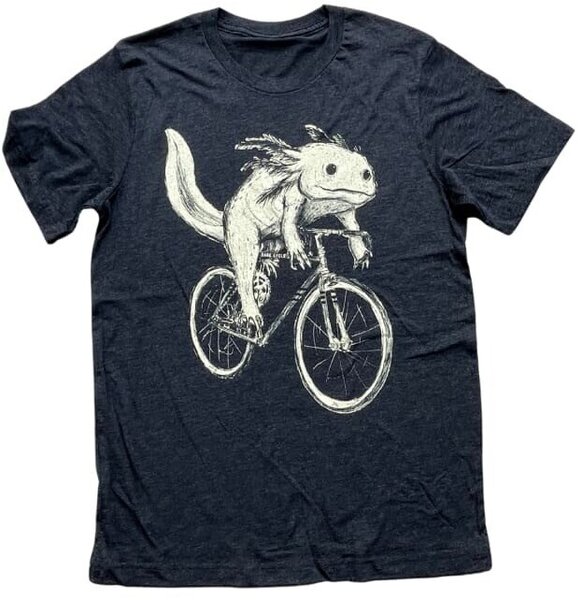 Mad Dogs & Englishmen Axolotl on a Bicycle Relaxed Fit Shirt