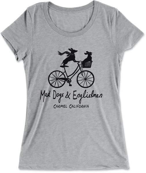 Mad Dogs & Englishmen Two Dogs on a Bike Woman's Fit Shirt
