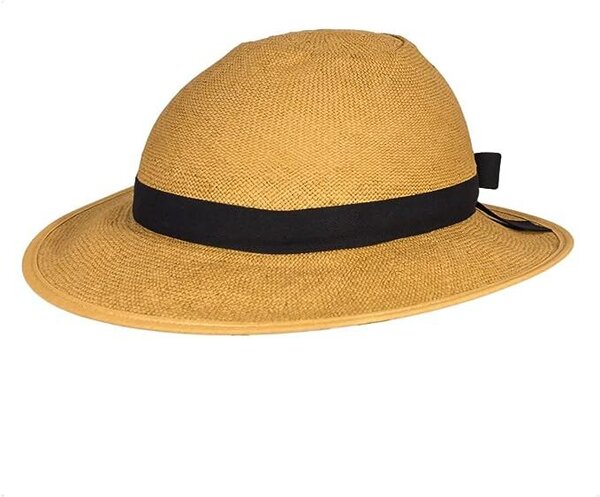 Yakkay Yakkay Premium Helmet Covers Color: Natural Straw Hat
