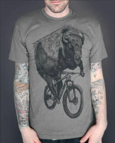Mad Dogs & Englishmen Buffalo on a Bicycle Relaxed Fit Shirt