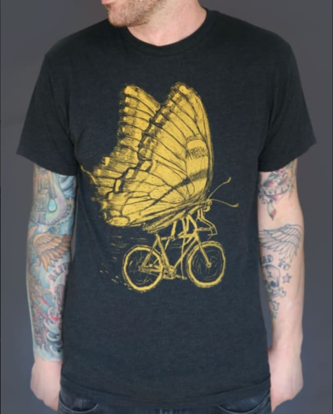 Mad Dogs & Englishmen Butterfly on a Bicycle Relaxed Fit Shirt 