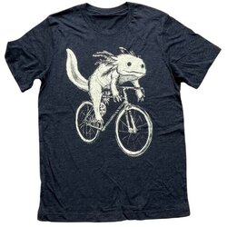 Mad Dogs & Englishmen Axolotl on a Bicycle Relaxed Fit Shirt