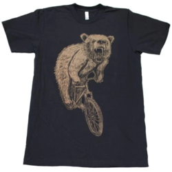 Mad Dogs & Englishmen Bear on a Bicycle Relaxed Fit Shirt