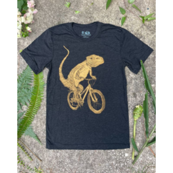 Mad Dogs & Englishmen Bearded Dragon on a Bicycle Relaxed Fit Shirt