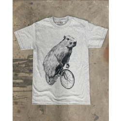 Mad Dogs & Englishmen Capybara on a Bicycle Relaxed Fit Shirt 