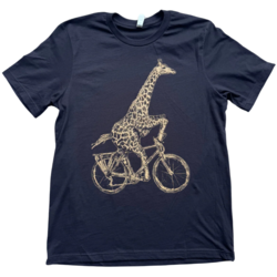Mad Dogs & Englishmen Giraffe on a Bicycle Relaxed Fit Shirt