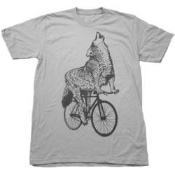 Mad Dogs & Englishmen Wolf on a Bicycle Relaxed Fit Shirt