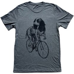 Mad Dogs & Englishmen Spaniel on a Bicycle Relaxed Fit Shirt
