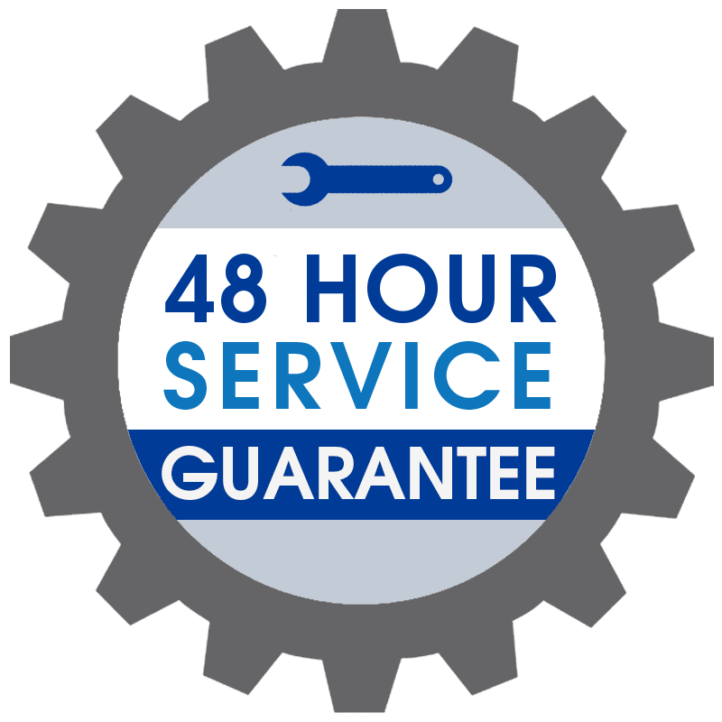 48 hour service guarantee