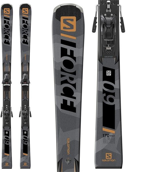Salomon S/Force 9 Skis + Z12 GW Bindings