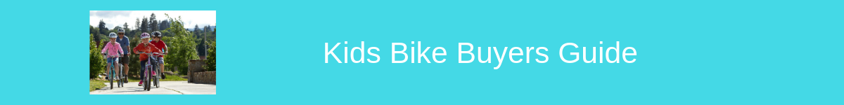 Kids Bicycle Buyers Guide Download