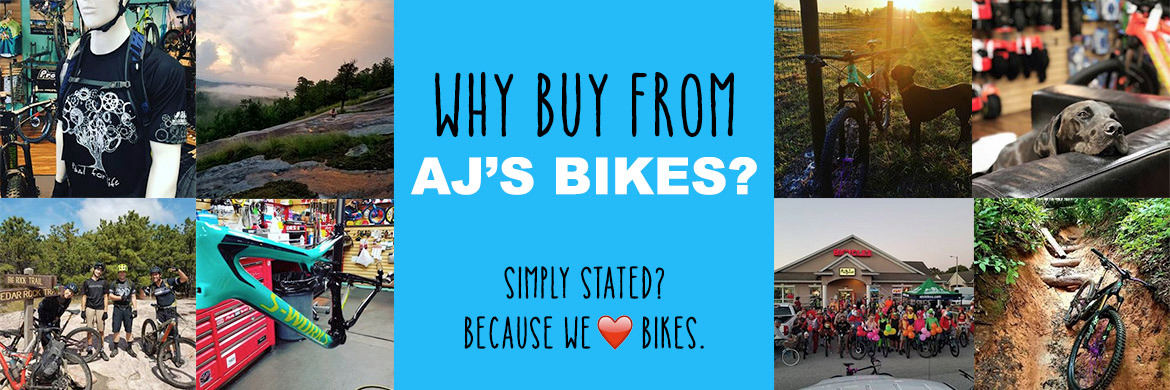 Why buy from AJ's Bikes?