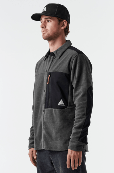 Orage Hunter Fleece Shirt Color: Black