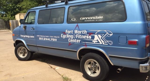 Fort Worth Cycle & Fitness van