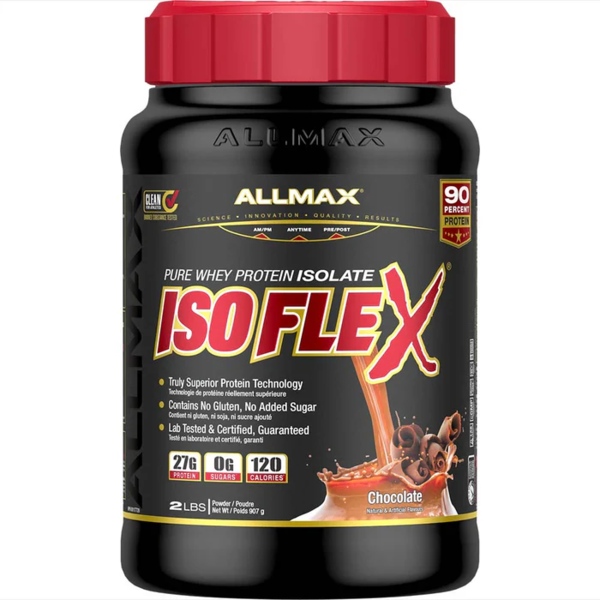 ALLMAX Isoflex 100% Pure Whey Protein Isolate Powder 2lb