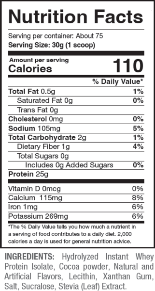 ANS Performance N-ISO Hydrolyzed Whey Protein 1.8lbs Flavour: Creamy Vanilla