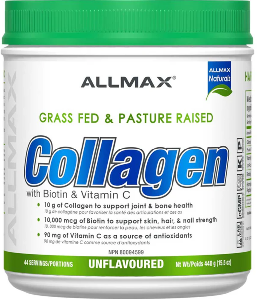 ALLMAX Collagen Peptides Powder + Vitamins 440g