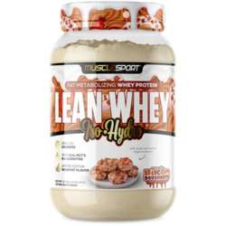MUSCLESPORT Lean Whey ISO Hydro Gourmet Protein 2lbs