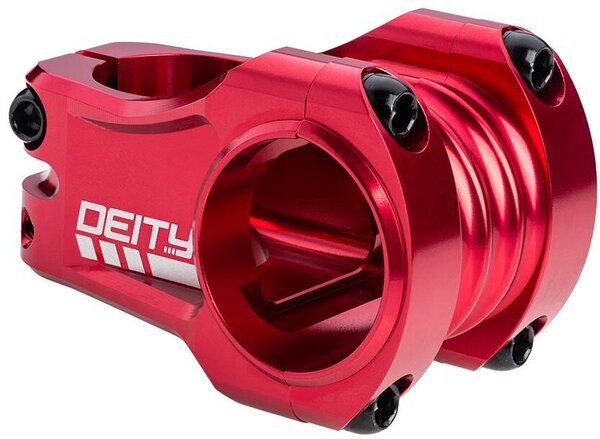 Deity Components Copperhead, Stem, Diameter: 31.8mm, Length: 35mm, Steerer: 1-1/8'', 0, Red