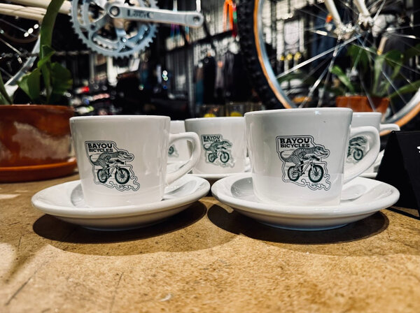 Bayou Bicycles Cup & Saucer
