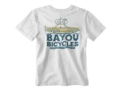 Bayou Bicycles BMW White Tee Shirt