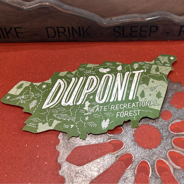 Earth Mountain Bicycle DuPont State Post Card