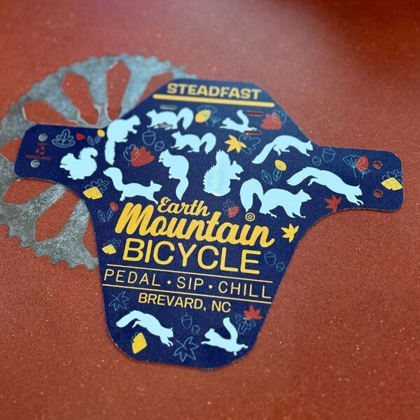 Earth Mountain Bicycle Logo Fender
