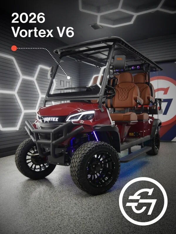 Vortex Eedge Edge EV Vortex Edge V6 Golf Cart - Electrified E-Bikes | Tampa Area