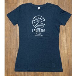 Lakeside Bike Co Lakeside Bike Co. T-Shirt W Logo Indigo Small
