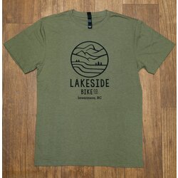 Lakeside Bike Co Lakeside Bike Co. T-Shirt Logo Green Small