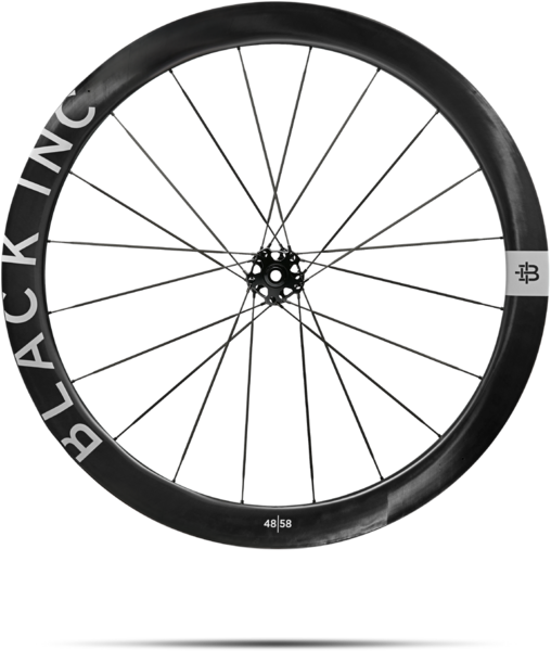 Black Inc 48 58 Wheelset Silver Logo The Bike Shop