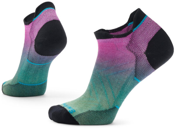 Smartwool Women's Run Zero Cushion Ombre Low Ankle Socks